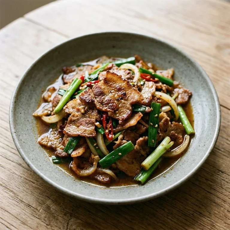 เนื้อหมูสไลซ์เชจู