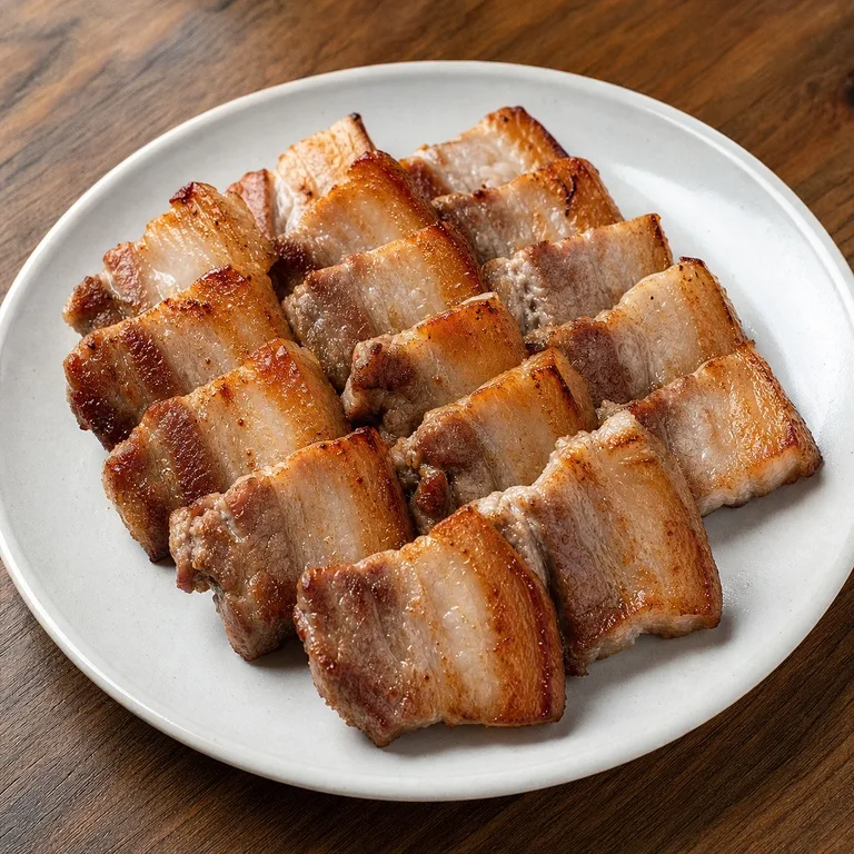หมูดำเชจูสามชั้น