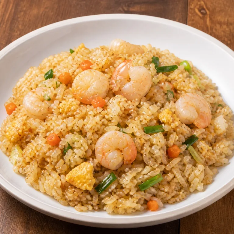 ข้าวผัดกุ้งสไตล์จีน