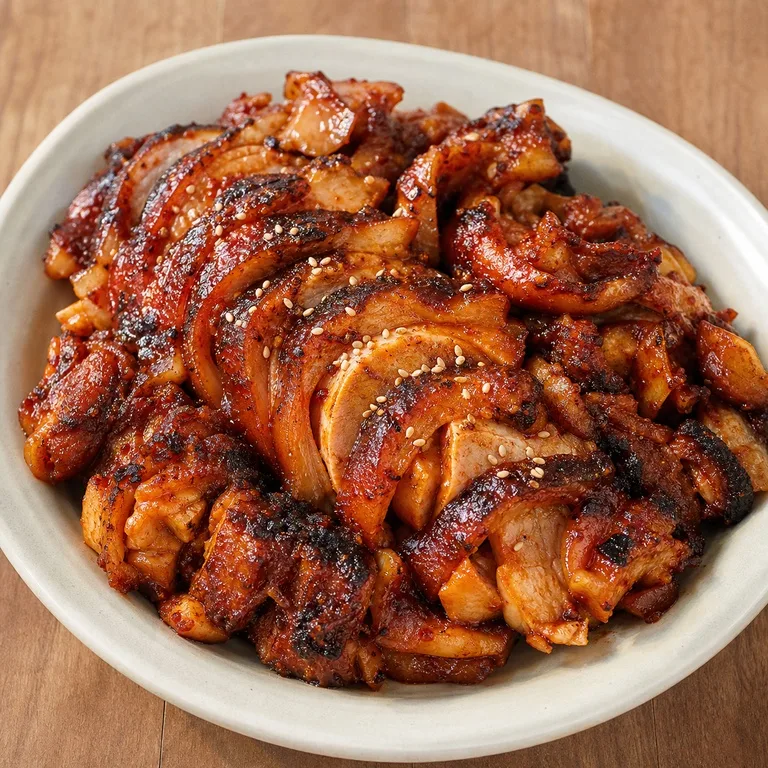 ขาหมูรสเผ็ดย่างไฟ