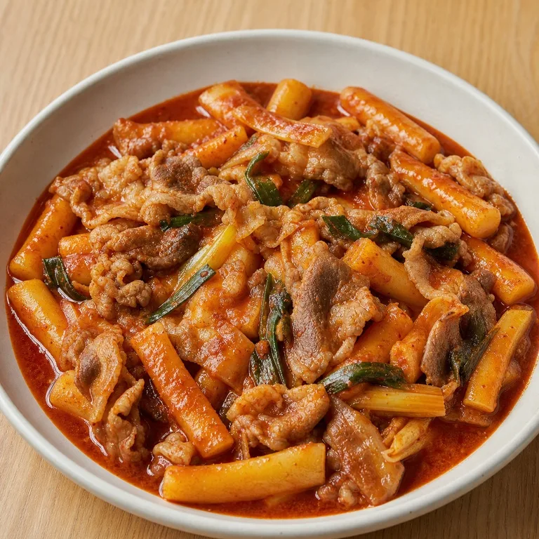 Tteokbokki Sandung Lamur Sapi
