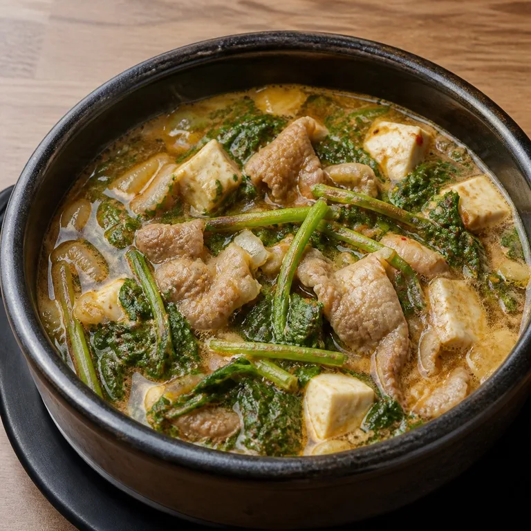 Chadol Naengi Doenjang Jjigae