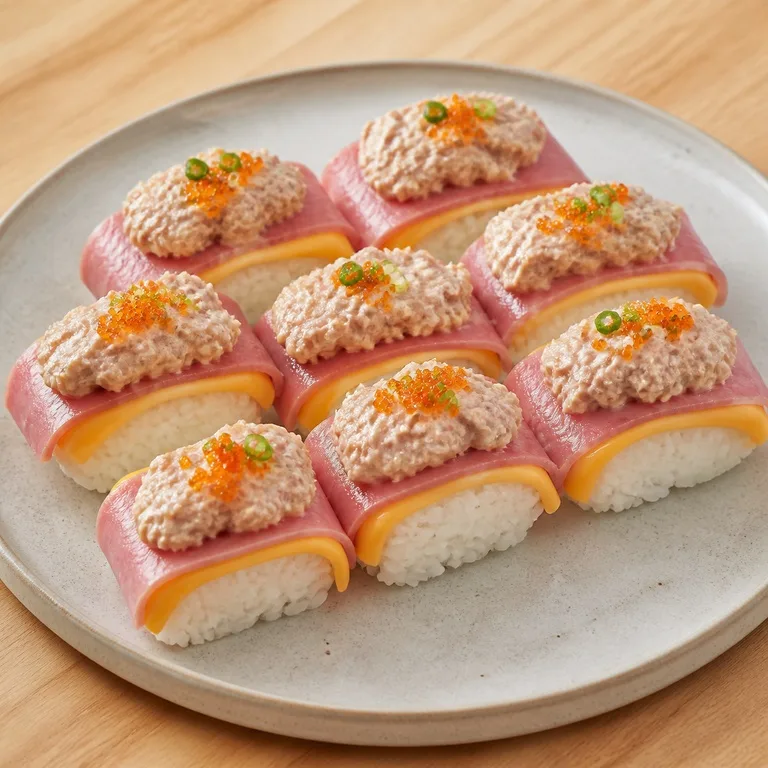 ซูชิทูน่ามาโยแฮมชีส