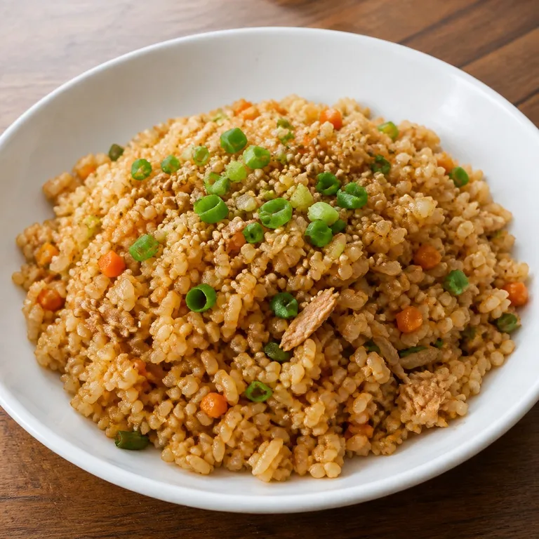 ข้าวผัดทูน่า