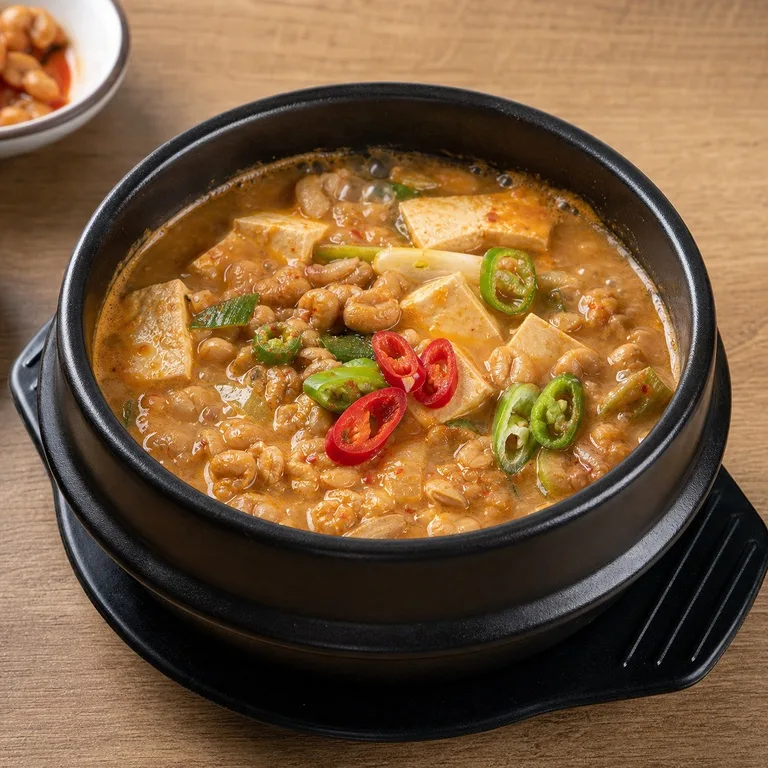 ស៊ុបសណ្តែកផ្អាប់