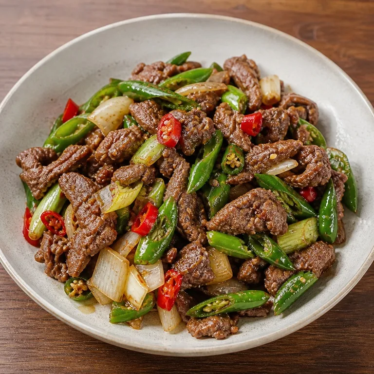 ឆាសាច់គោម្ទេសឆុងយ៉ាង ( )