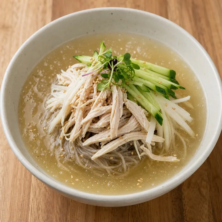 មីត្រជាក់សាច់មាន់ ( )