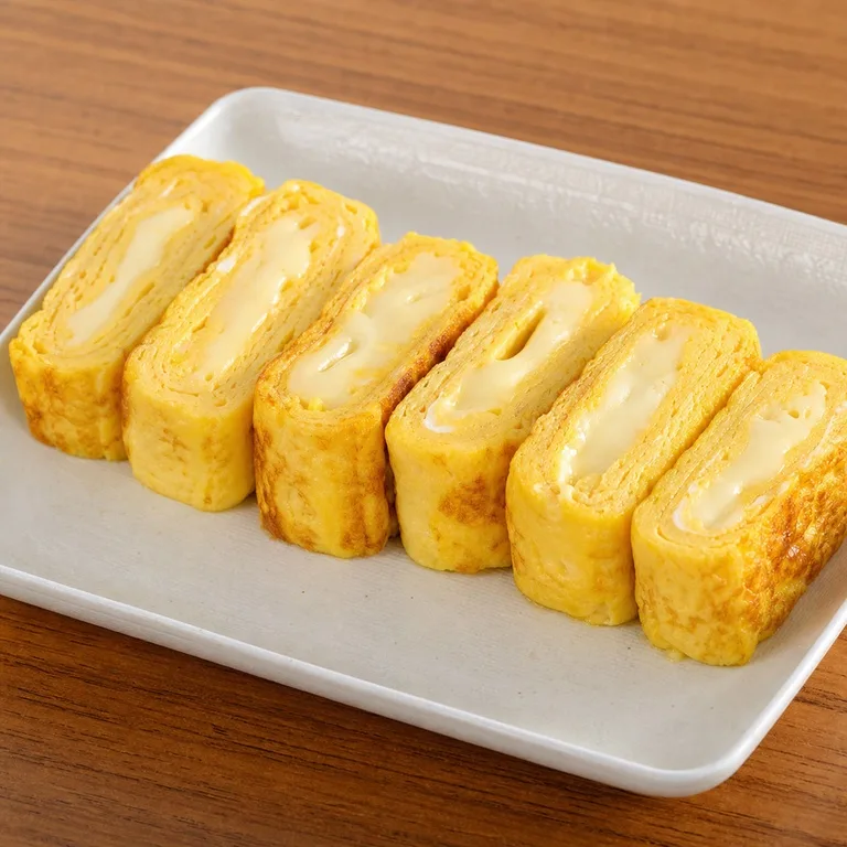 ពងទាចៀនរមូរឈីស ( -)
