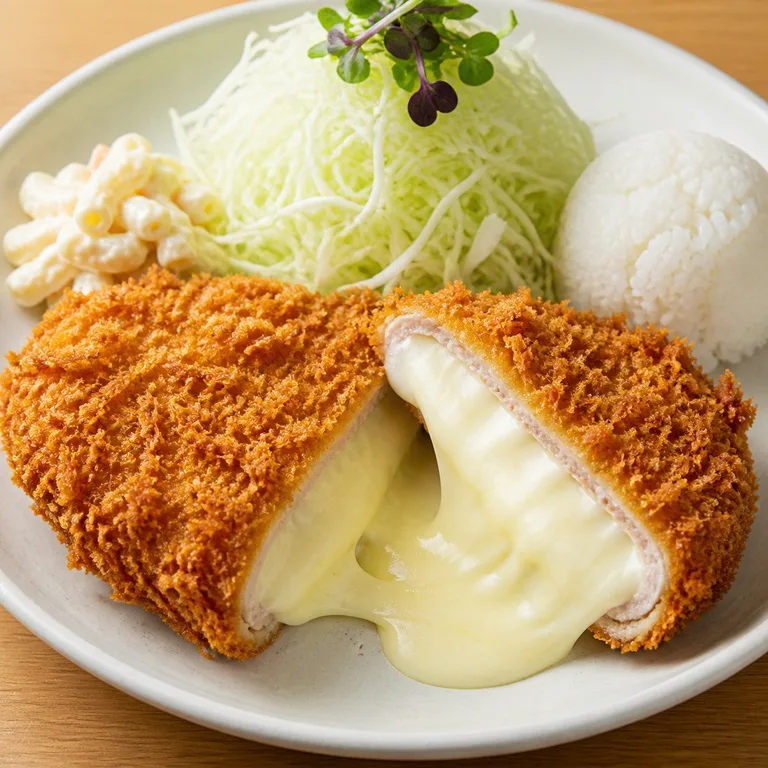 សាច់ជ្រូកបំពងស្នូលឈីស