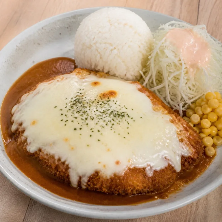 សាច់ជ្រូកបំពងឈីសបន្ថែម