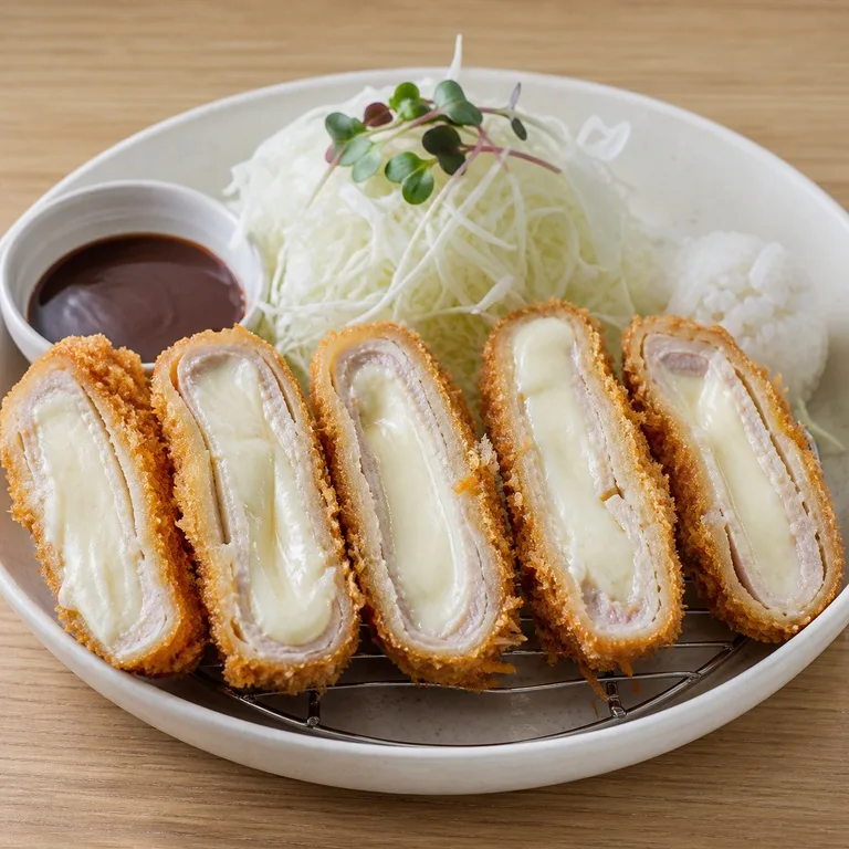 ឈីស សាច់ជ្រូក ចានសាច់
