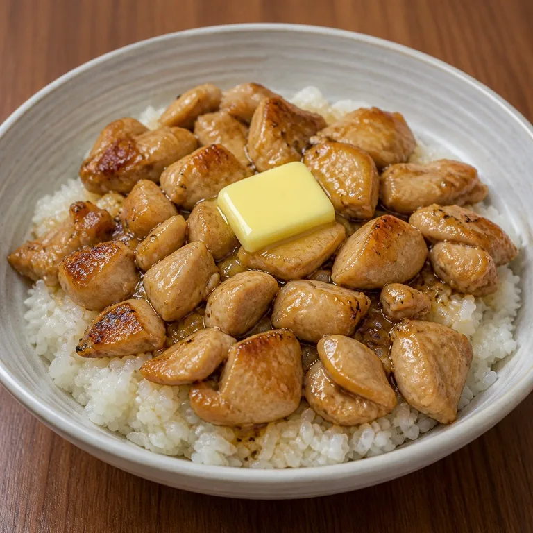 ข้าวไก่เนย