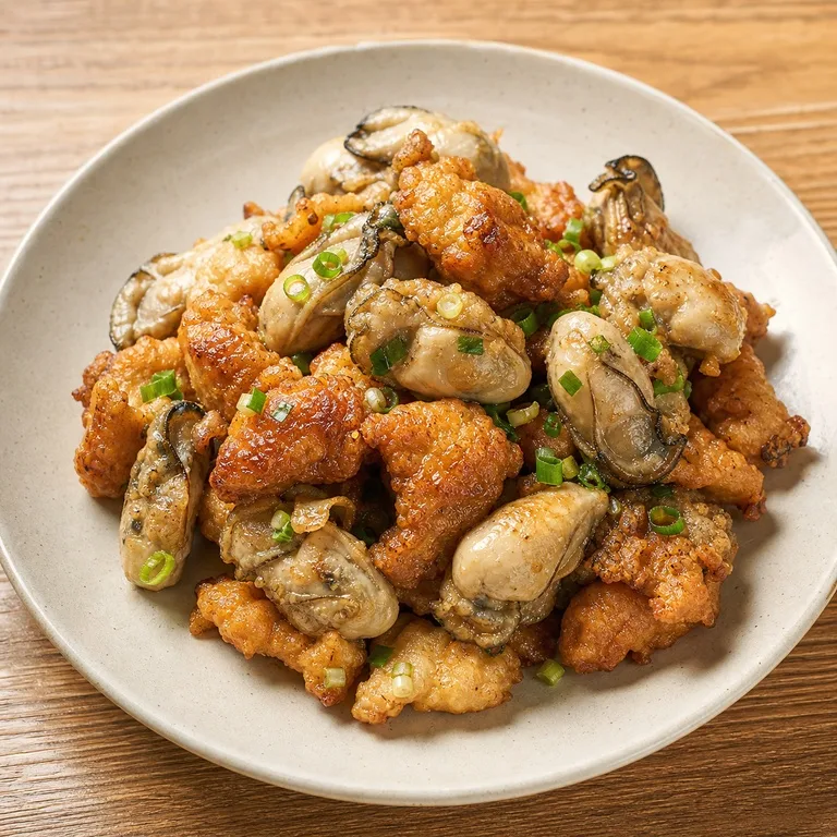 ไก่ซอสหอยนางรม