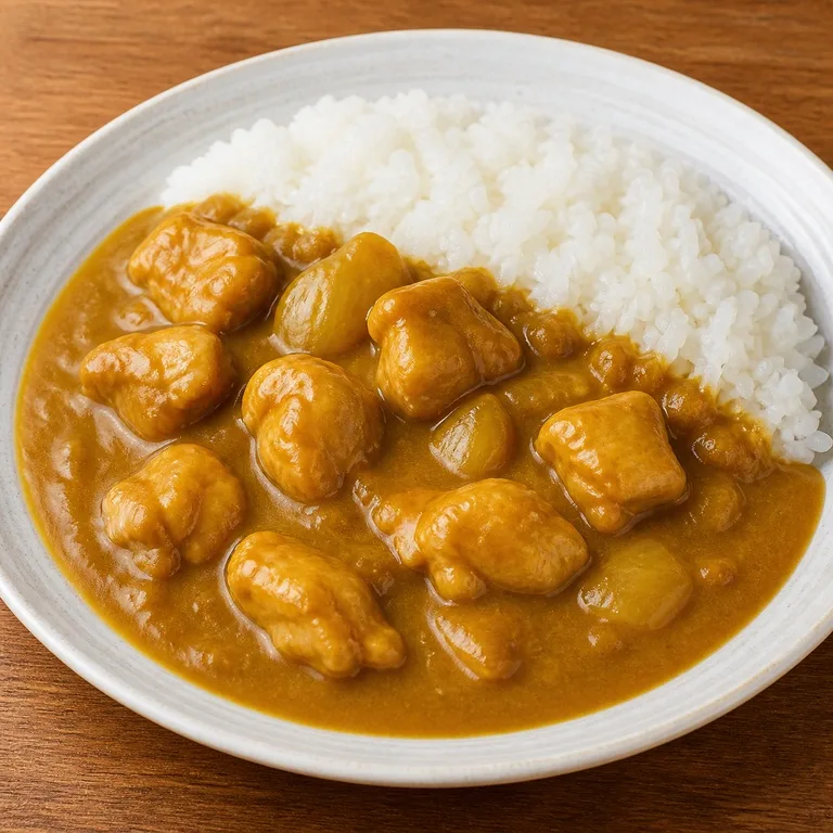 ข้าวแกงกะหรี่ไก่