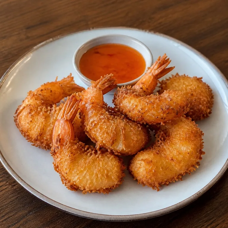 กุ้งทอดมะพร้าว