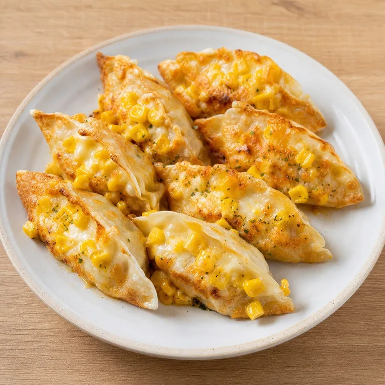 เกี๊ยวซ่าข้าวโพดชีส