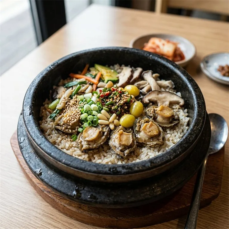 石鍋小鮑魚飯