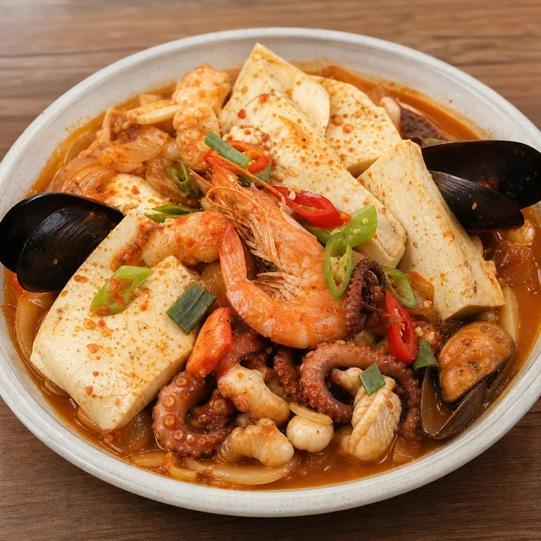 តៅហ៊ូគ្រឿងសមុទ្រចំហុយ