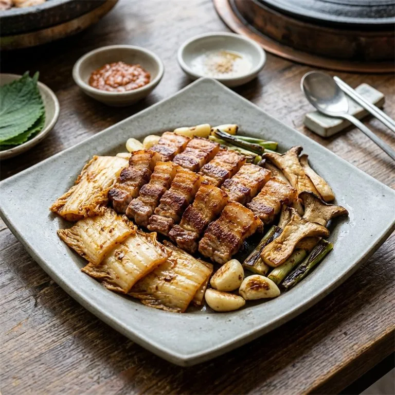 솥뚜껑삼겹살