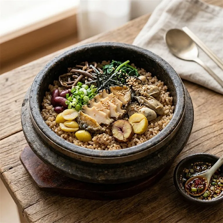 鮑魚石鍋飯