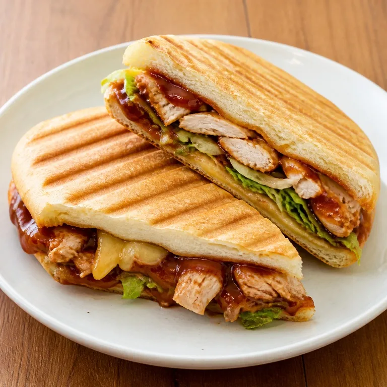 바베큐치킨파니니샌드위치