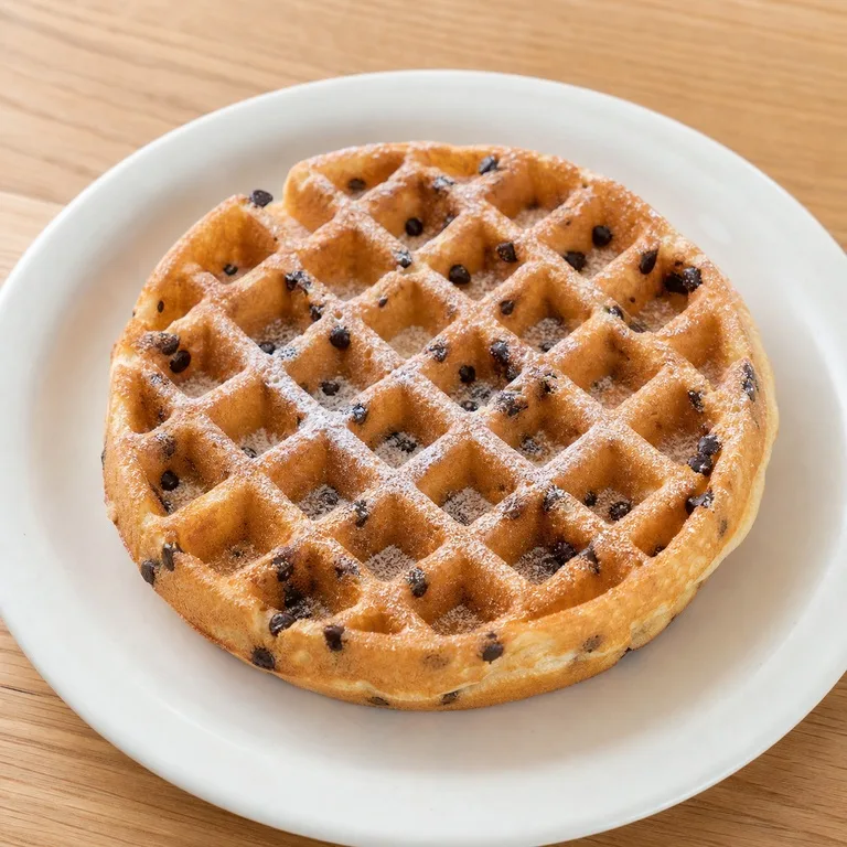 Waffle con Chispas de Chocolate