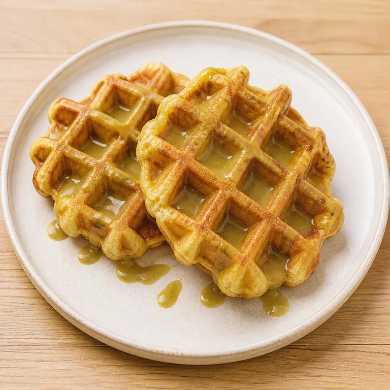 Waffle con Mermelada de Kaya