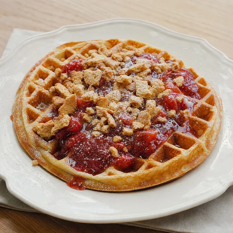 Waffle Crunch Mermelada de Fresa