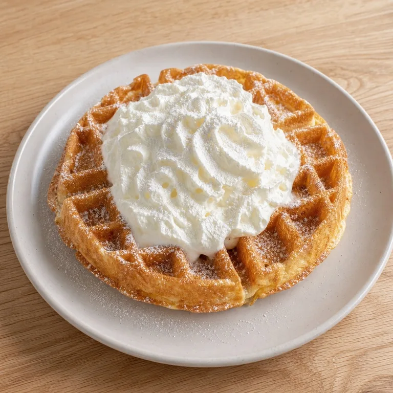 Waffle con Crema
