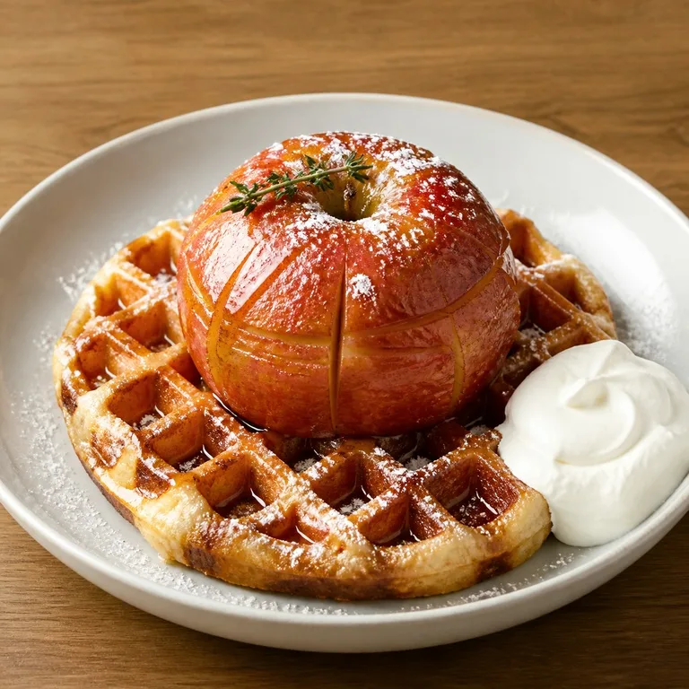 Waffle de Tong Manzana