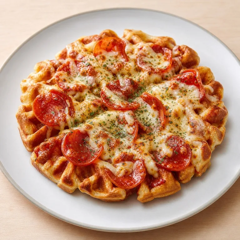 Waffle de Pepperoni
