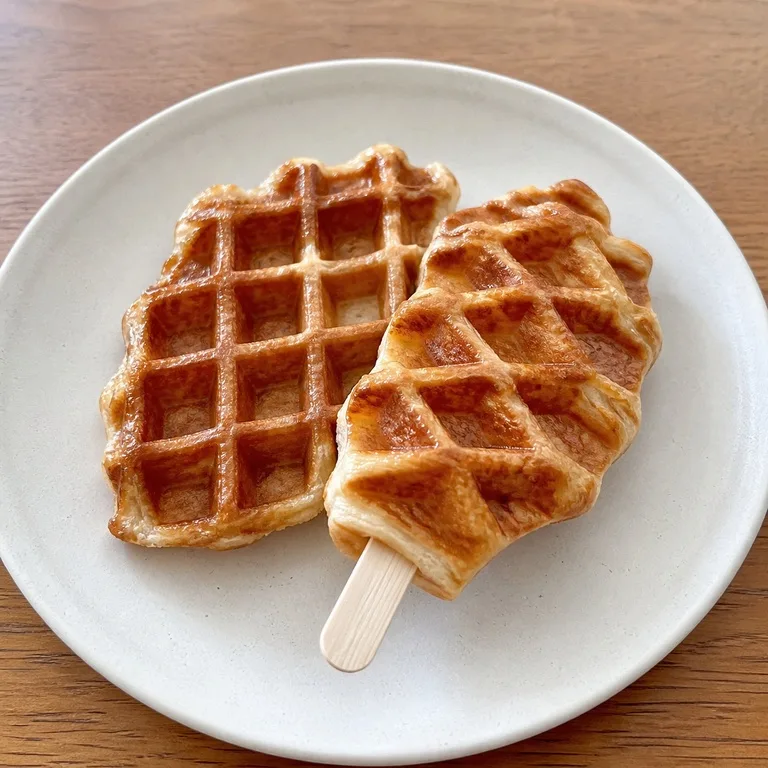 Waffle de Bar de Croffle Plain