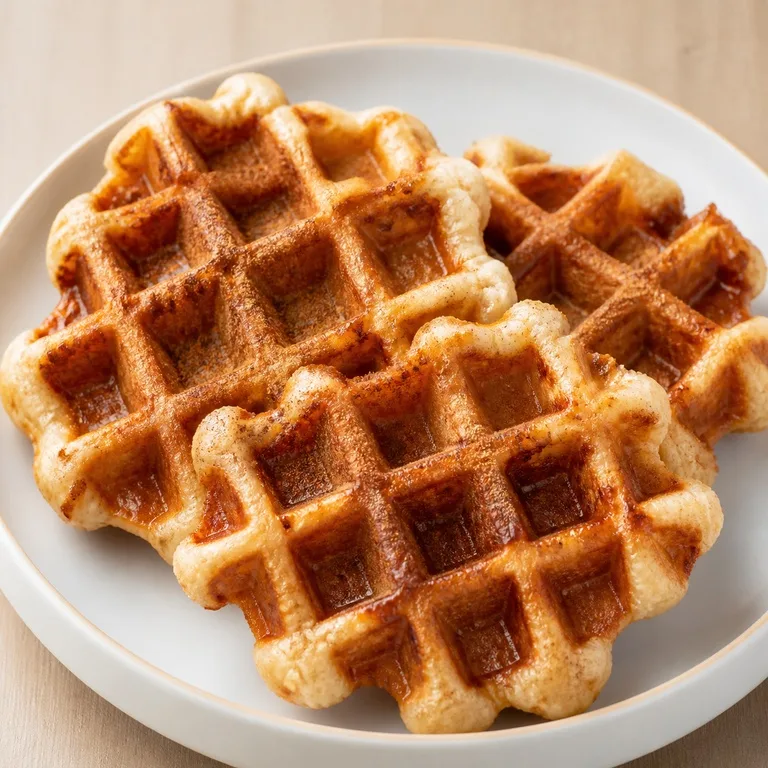 Waffle de Croffle Plain con Canela