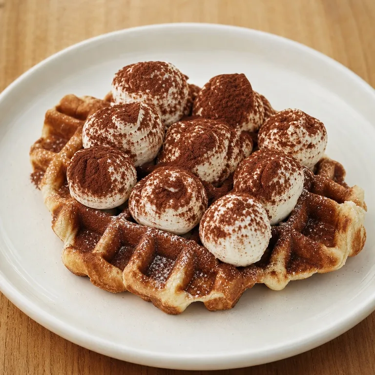 Waffle THE Han Tiramisú