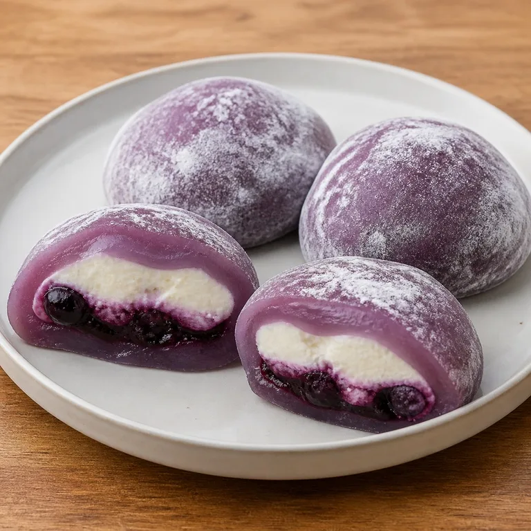 블루베리크림치즈찰떡찰떡빵