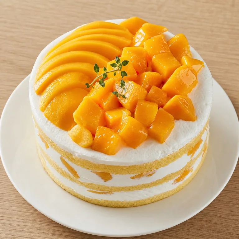망고요거생크림케이크