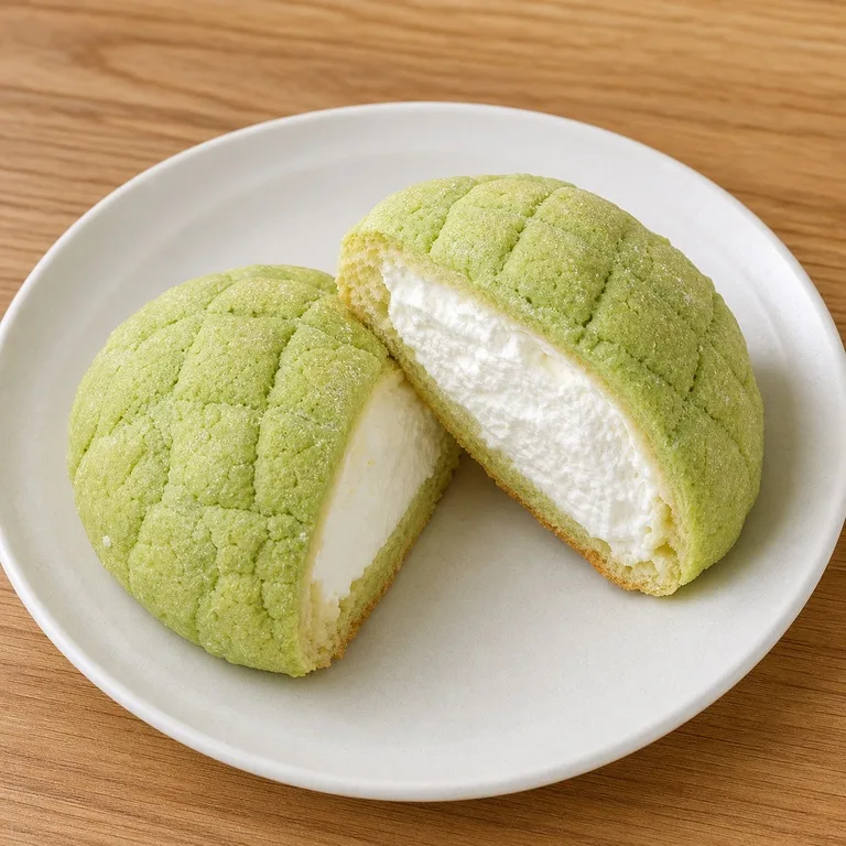 생크림메론크림빵