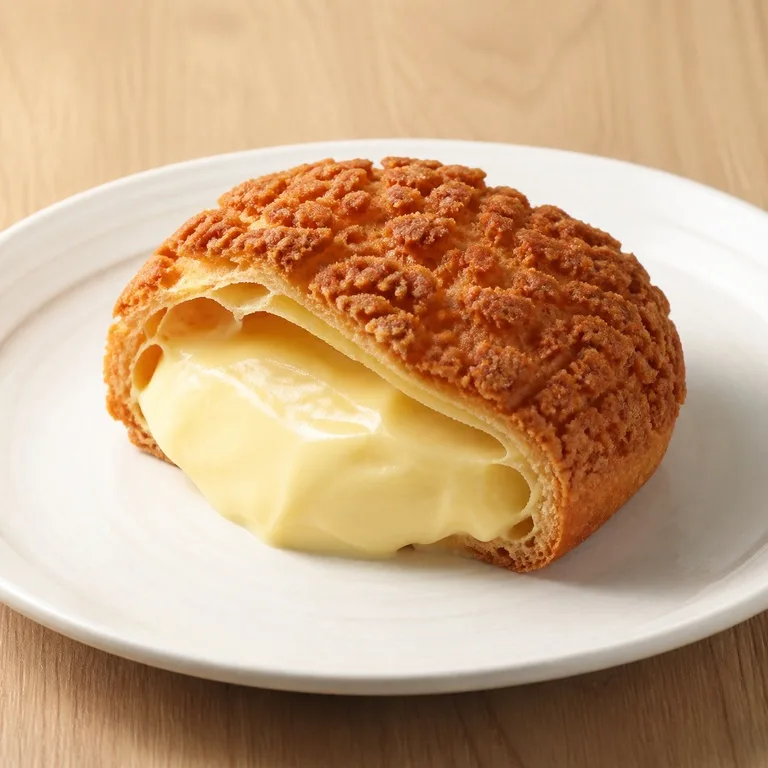 커스타드크로칸슈크림빵