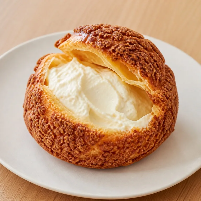 크림치즈크로칸슈크림빵