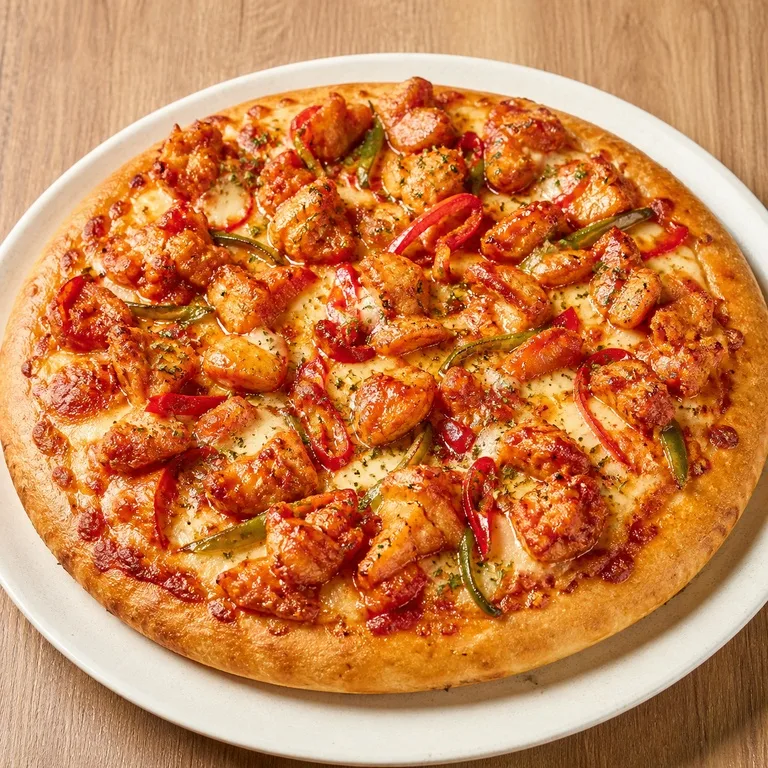 매콤핫치킨피자