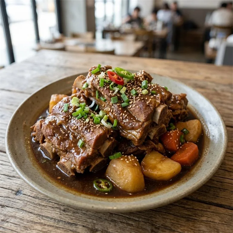 간장뼈찜