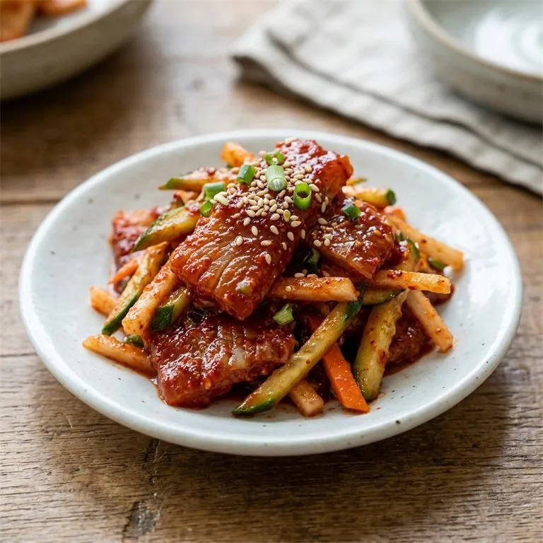 간재미무침