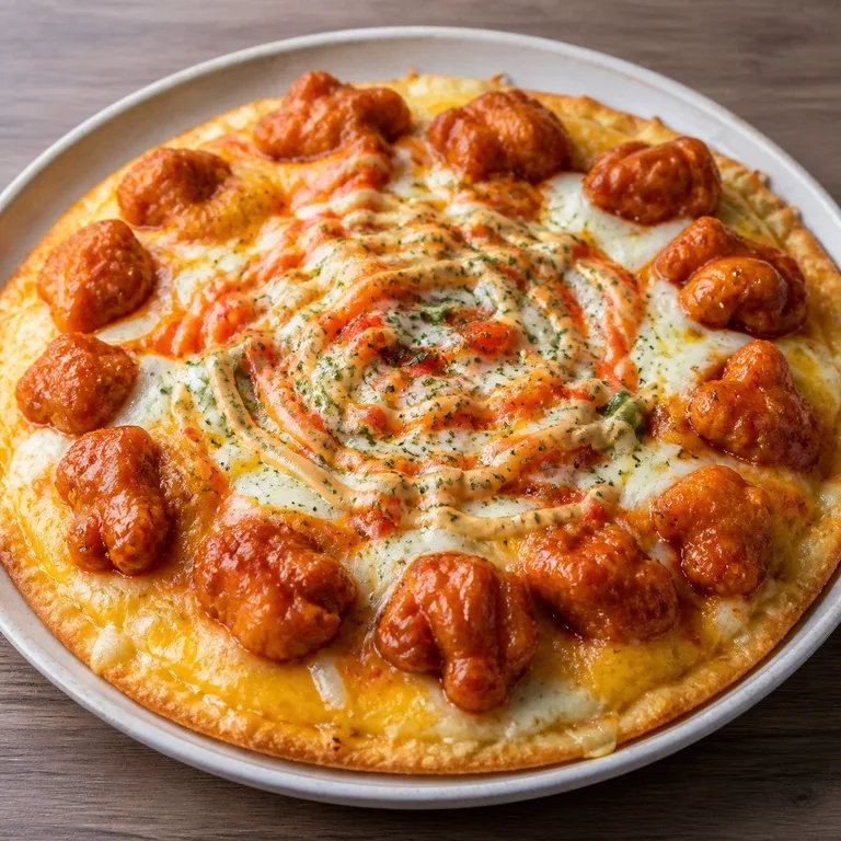 치킨인볼케이노피자