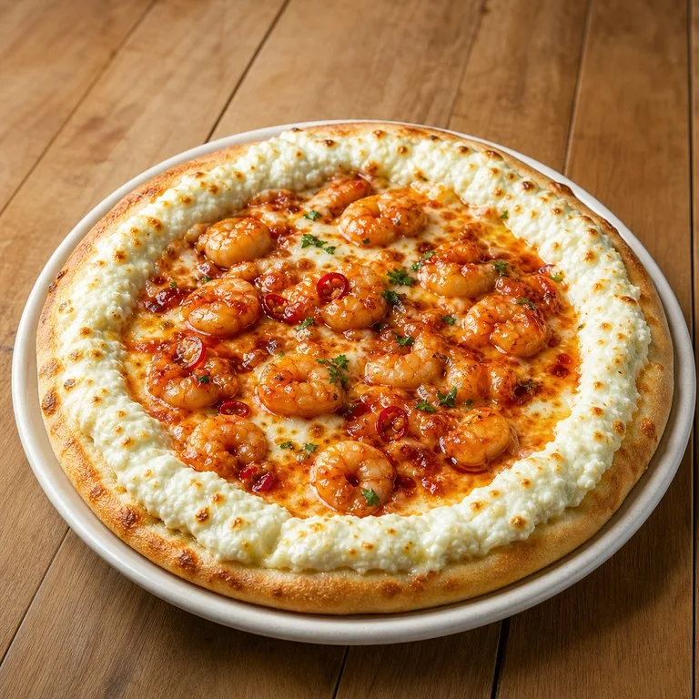 칠리새우피자리코타링