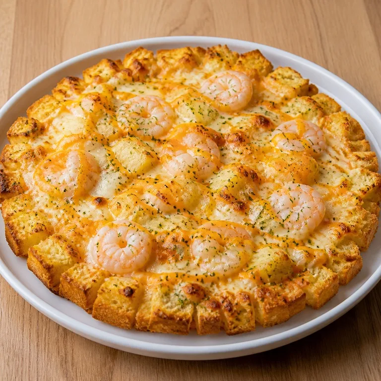 คีงบือเรทือ กุ้ง โกลด์ พิซซ่า โน เอจ