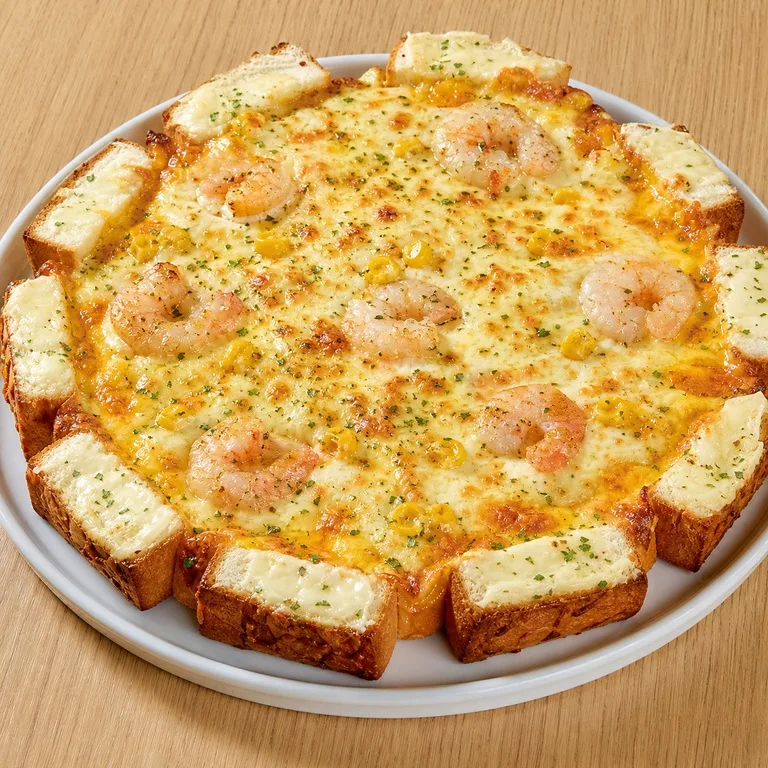 คีงบือเรทือ กุ้ง โกลด์ พิซซ่า ครีม ชีส