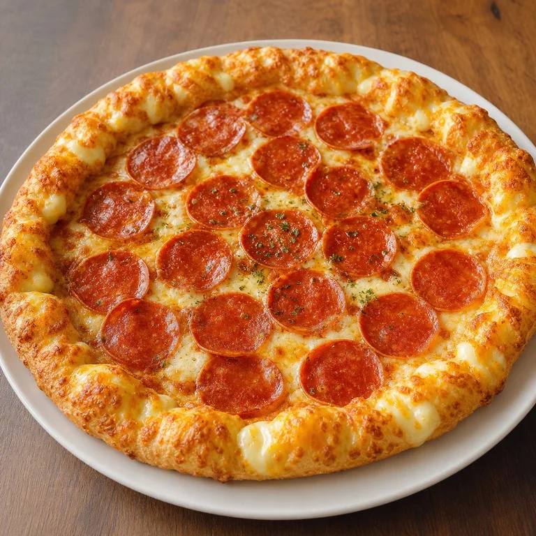 Pepperoni Pizza Mil Screen Cheddar Crema Crust