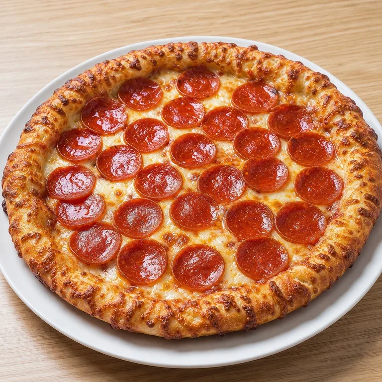 Pepperoni Pizza Mil Screen Cheese Crust