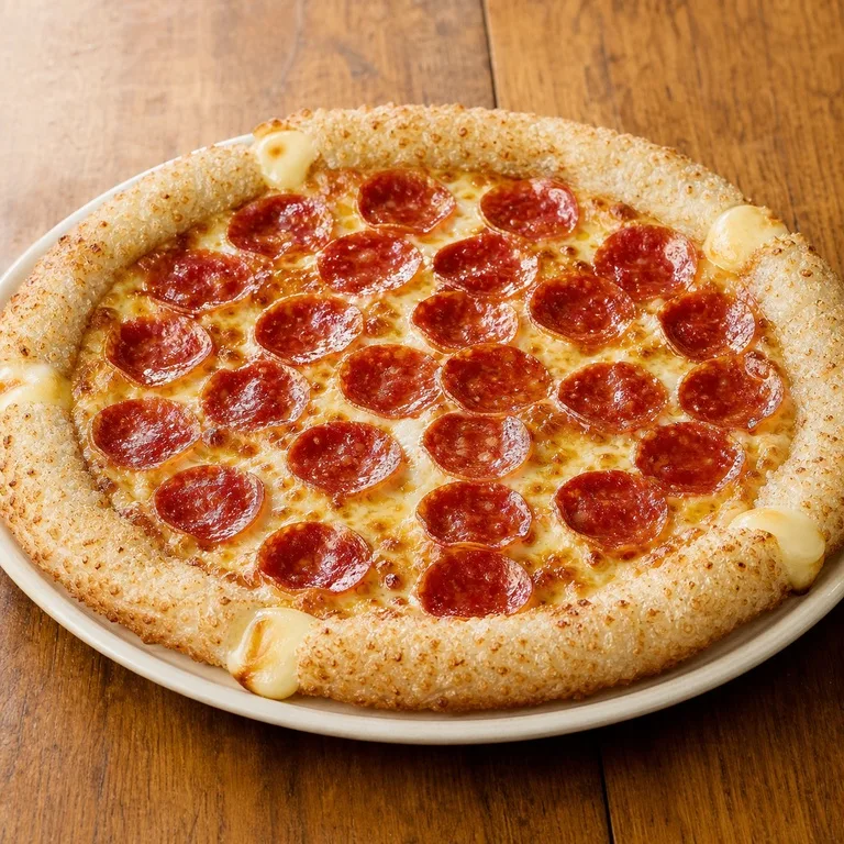 Pepperoni Pizza Baengmi Screen Cheese Crust