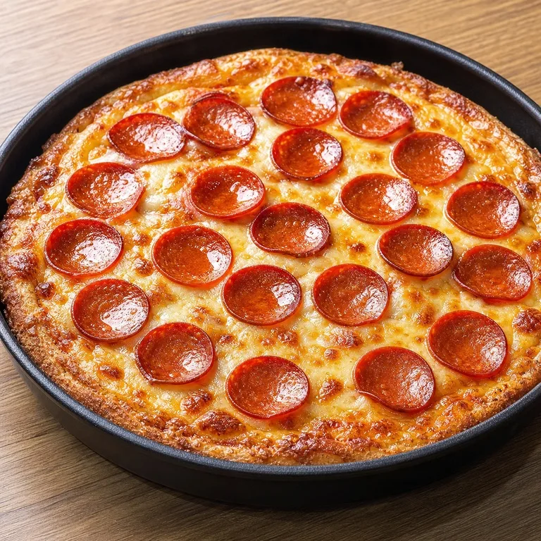 Pizza de Pepperoni (Masa Pan)